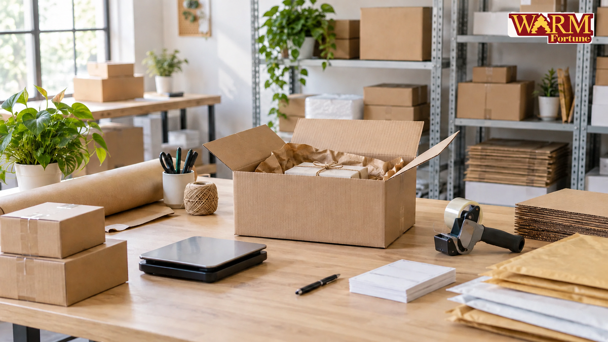 How to Set Up a Small Business Packing Station