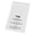 Warm Fortune - 6” X 9” Self Seal Clear Poly Bags with Suffocation Warning for Packaging,Shipping,T Shirts & Shipping- Permanent Adhesive,Resealable Glue