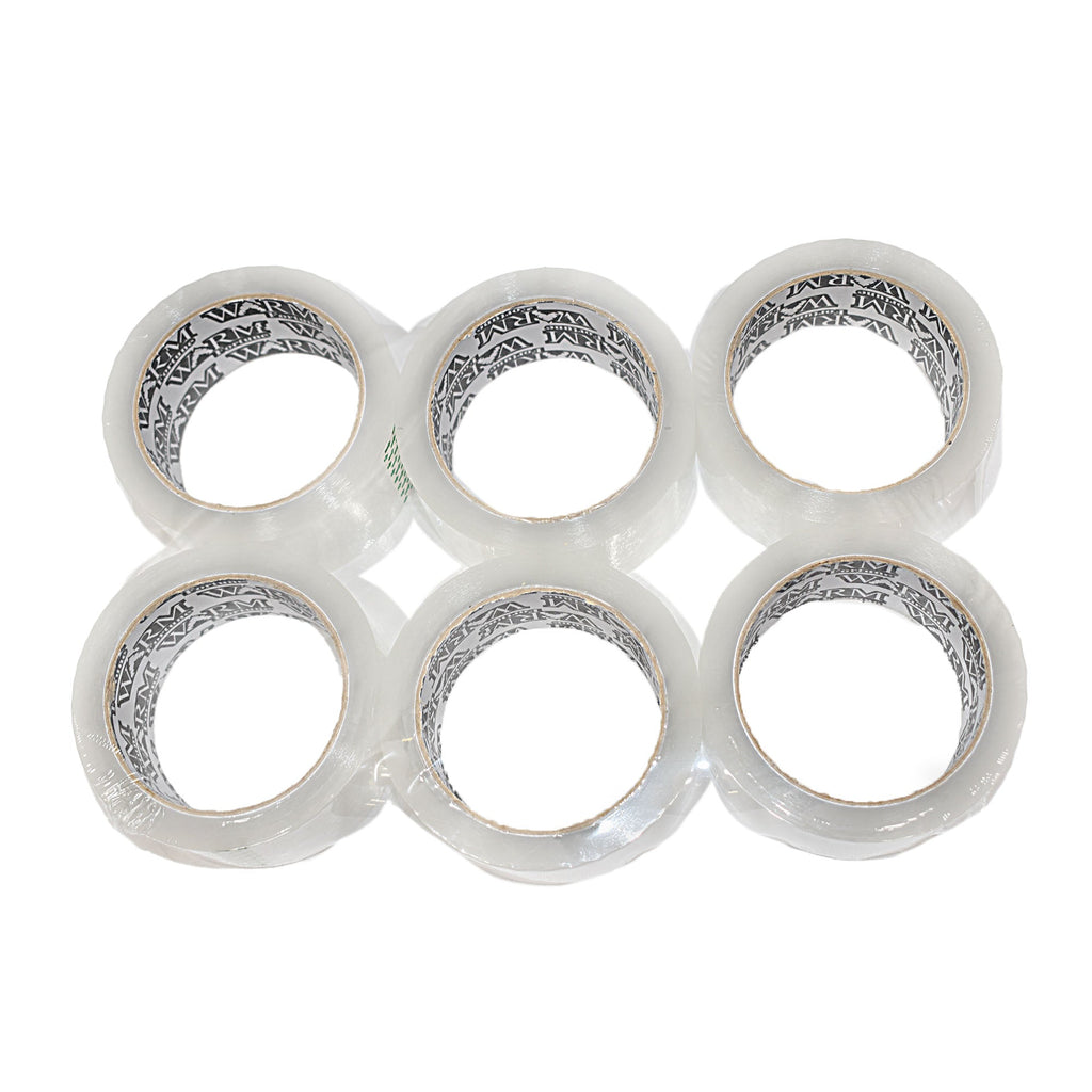 Carton Sealing Packing Tape, Set of 6