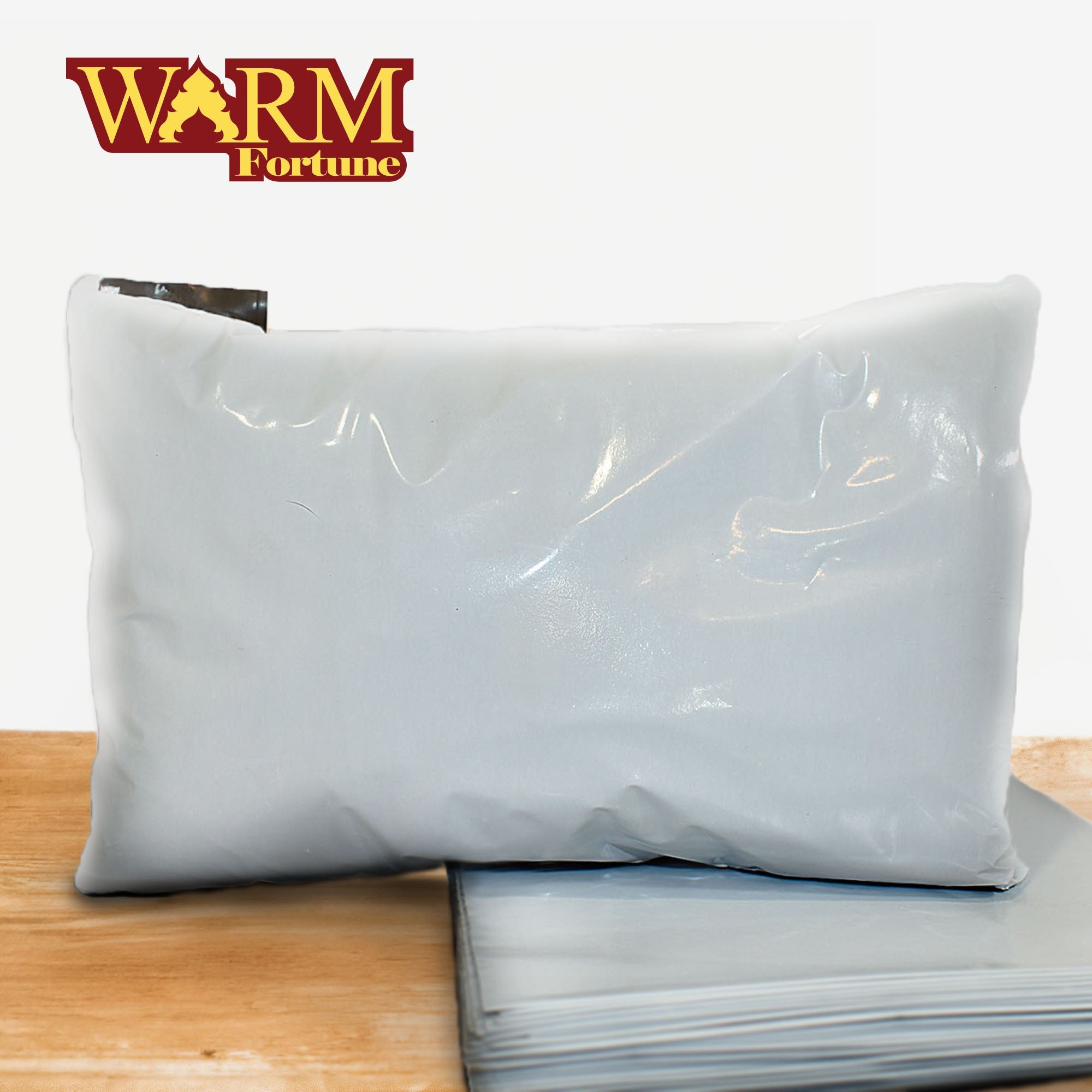 10 Pack 10"x13" Poly Mailer, Sets of 100 (White/Gray) - Self Sealing Mailing Bag Strong & Opaque