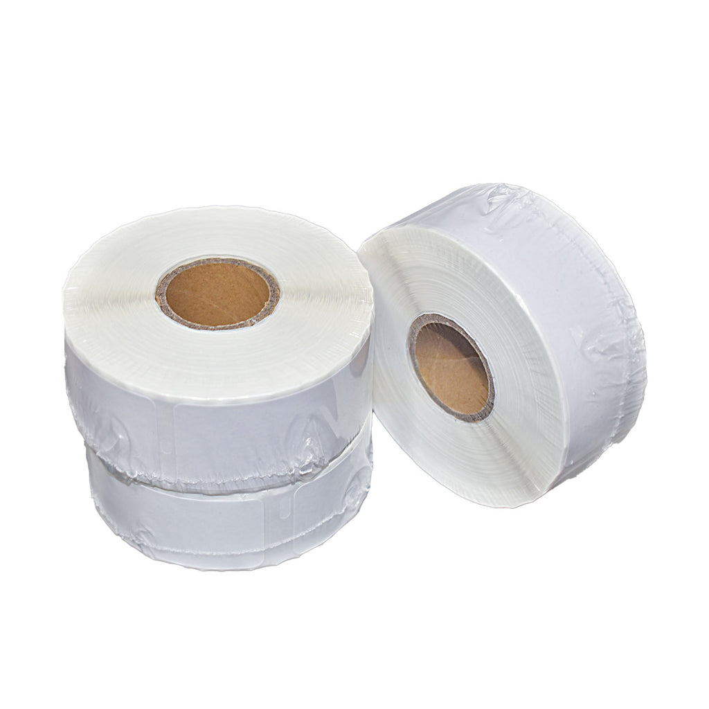 60 Rolls Multipurpose Adhesive White Paper Labels - 1-⅛”x3-½, 350pcs