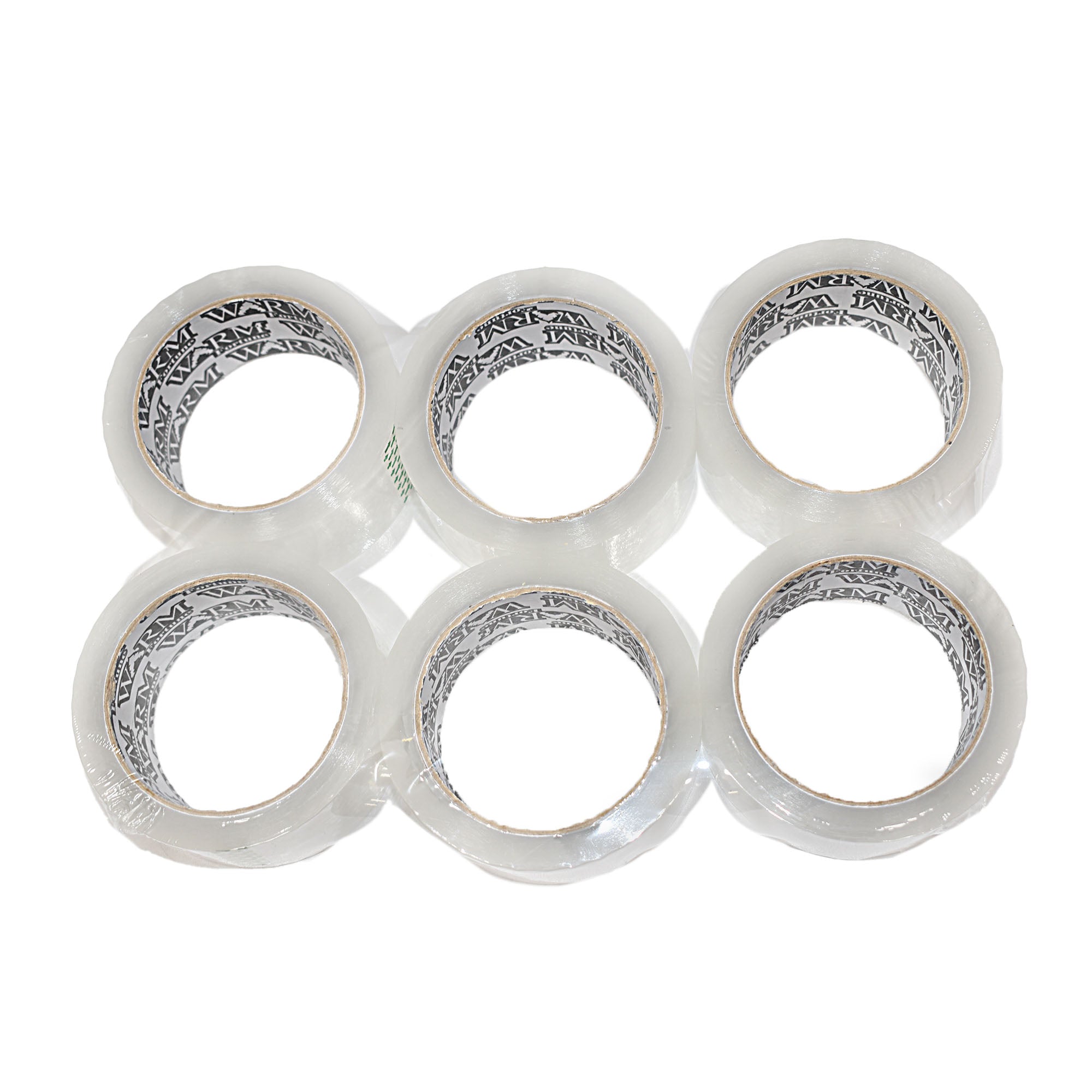 18 Rolls 2”x55YD, 2.4mil Carton Sealing Clear Packing Tape Box Shipping